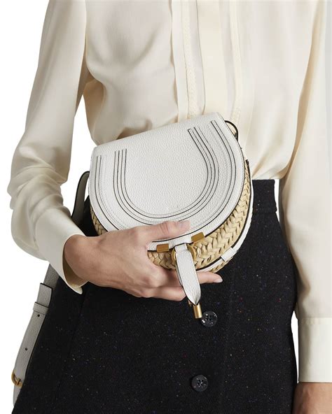 chloe mini crossbody bag|chloé mini marcie saddle bag.